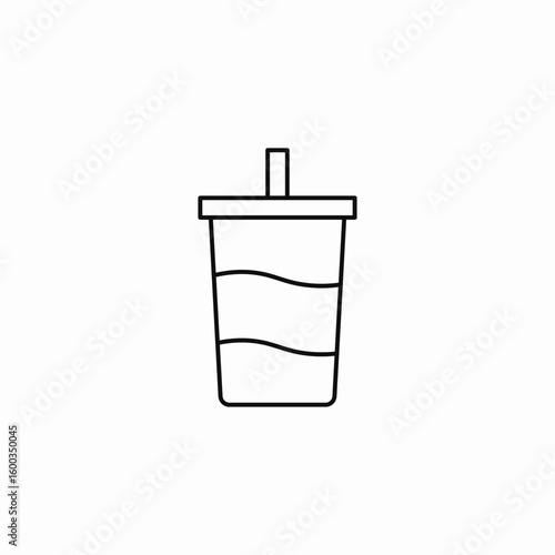 beverage drink cup icon sign vector