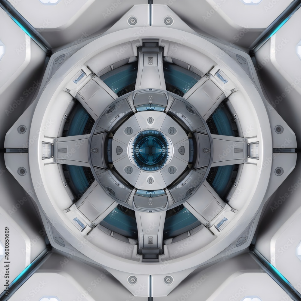 Obraz premium Sci-Fi Floor And Wall Panel Pack (95)