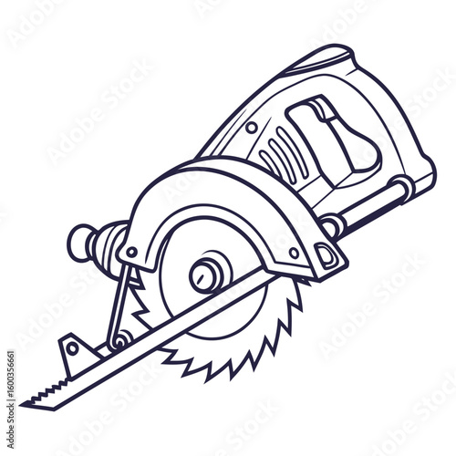 Circular Saw Tool Outline power tool woodworking