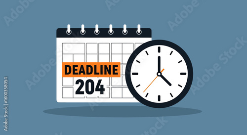 This wall clock's fast-moving second hand and clear numbers highlight the urgent business concept that every minute counts, emphasizing time is money