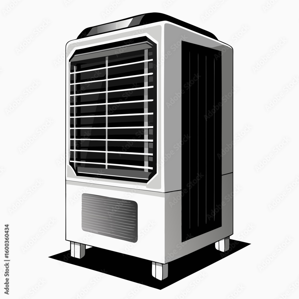 Fototapeta premium vector illustration of a computer