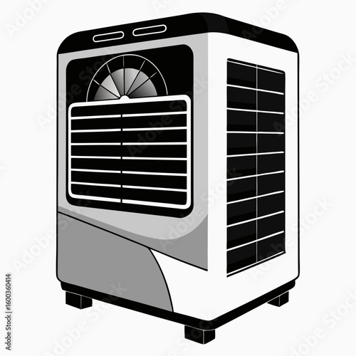 air conditioner vector illustration