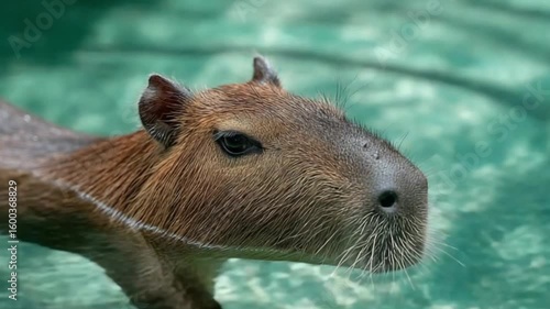 Wallpaper Mural Swimming rodent Torontodigital.ca