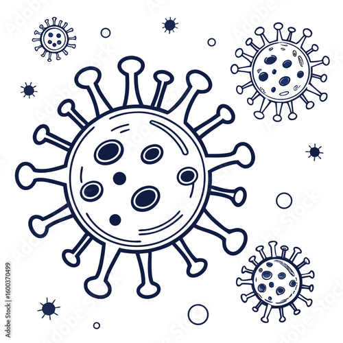 Virus microbe biology pandemic theme health