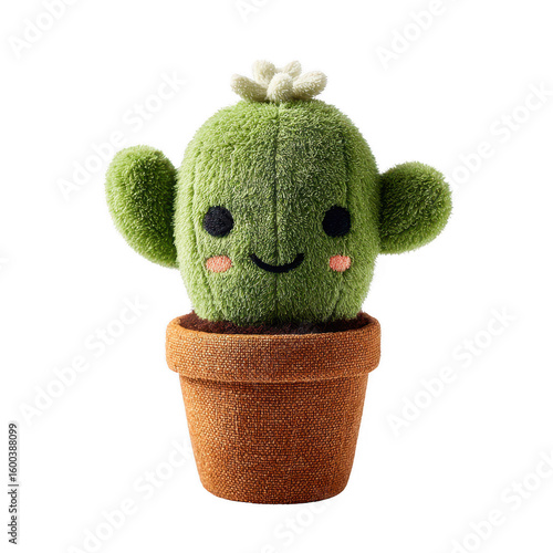 Cute Plush Cactus Toy in Pot