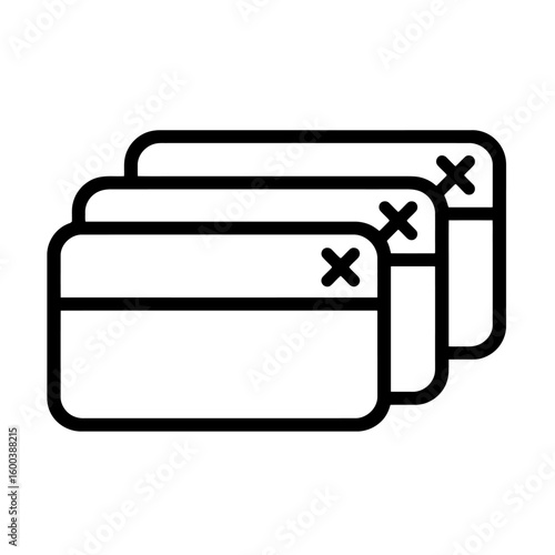 Multiple Browser Windows or Tabs Icon - Internet Browse Concept