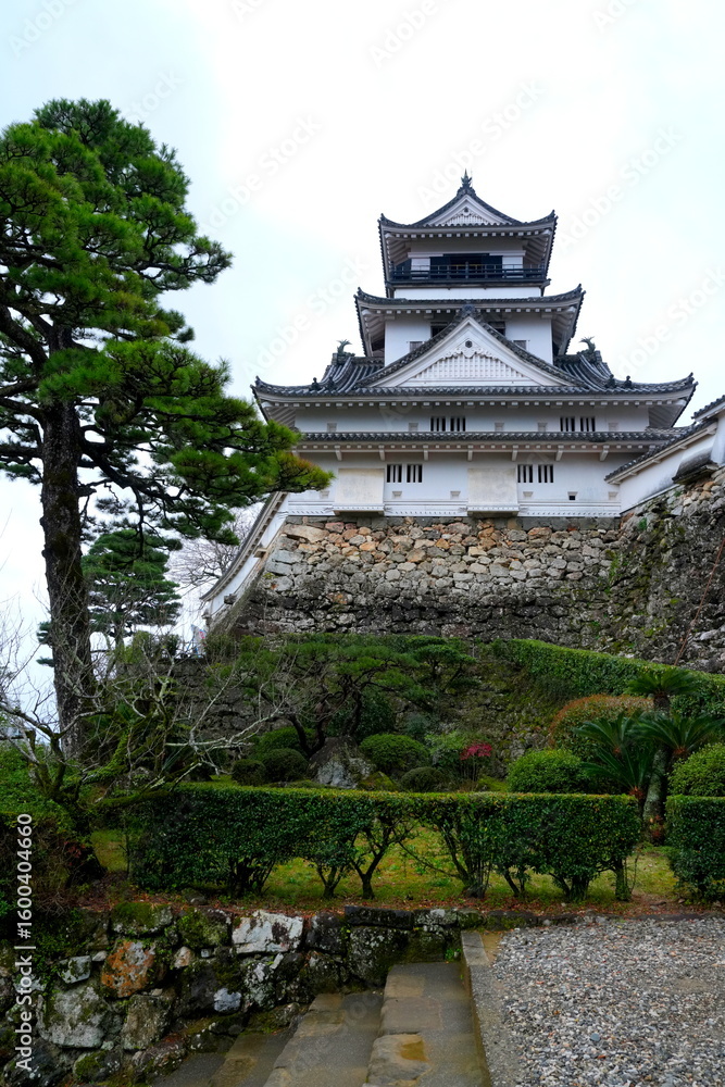 Obraz premium Burg Kochi, Kōchi, Shikoku, Japan, Architektur, Geschichte, Bauwerk, Samurai, historisch, Festung