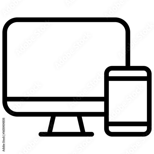 Responsive Design line icon