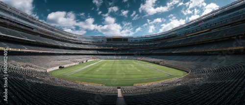 Soldier Field: A Majestic Empty Stadium