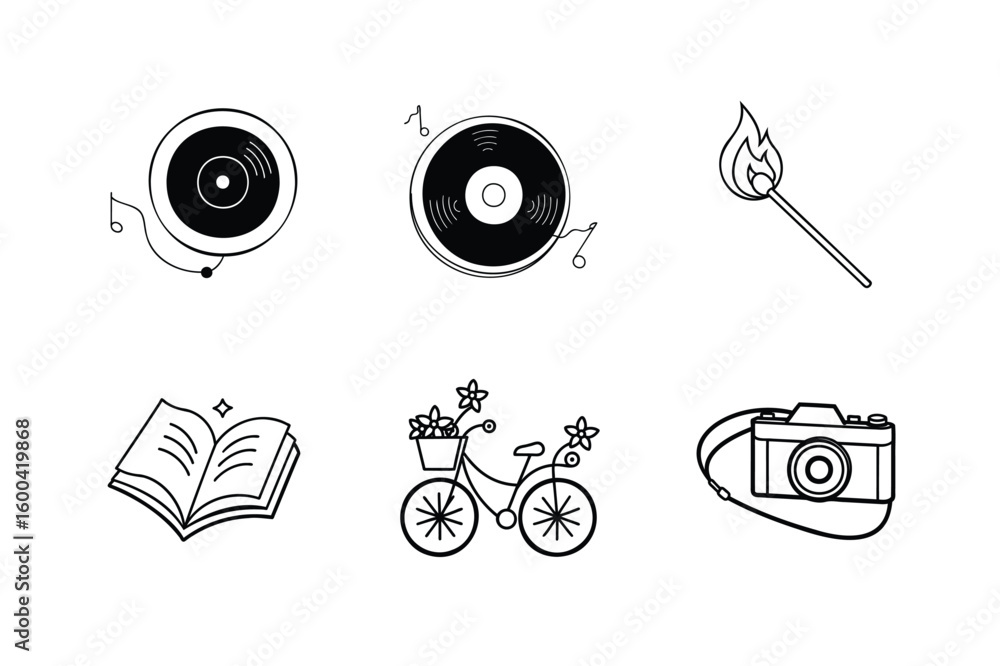 Obraz premium Set of Objects & Concepts