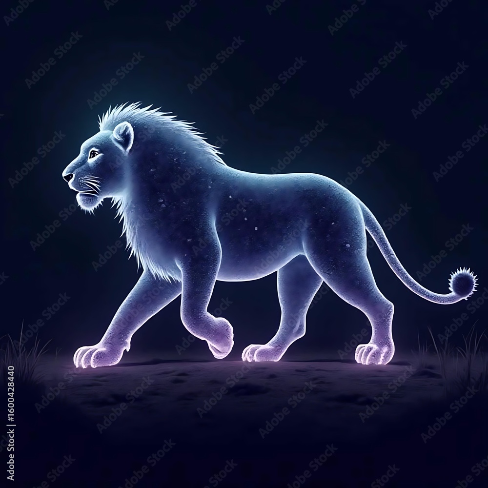 Fototapeta premium wolf and lion