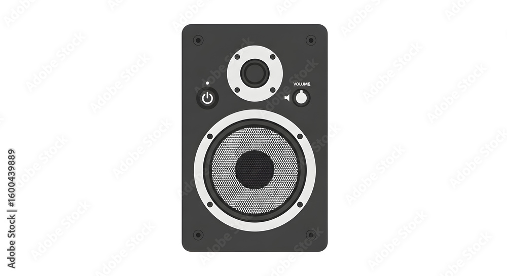 Speaker illustration for audio and sound design projects vector Speaker illustration for audio and sound design projects vector