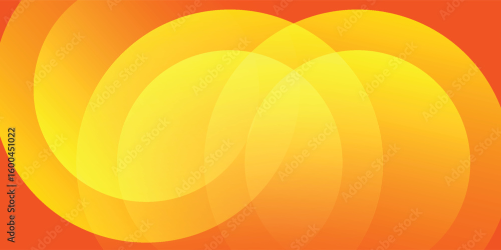 Obraz premium Abstract banner with orange color background. Vector illustration