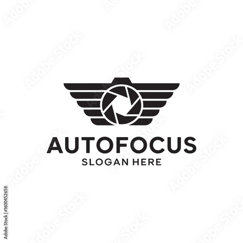Modern and minimalist vector and abstract logo Unique drone camera logo