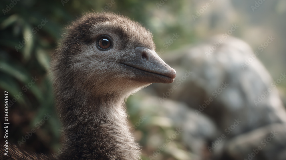 Fototapeta premium This Vividly illustrating extinct species like the moa and dodo showcases a rich history.