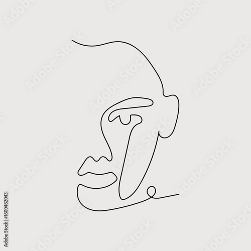 Vector illustration of an abstract peace symbol icon design
