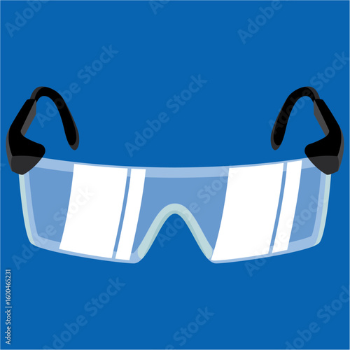 safety glasses, Plastic safety goggles .