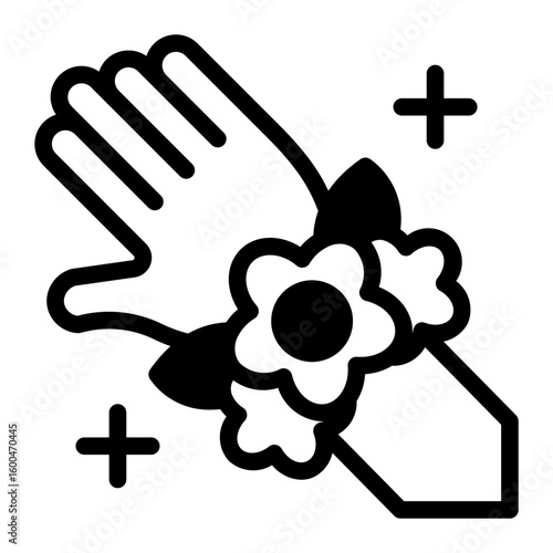 This Corsage icon is suitable for prom, school party, etc.