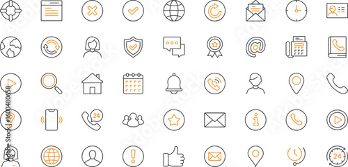 Energy and Industry Icon Pack – Renewable Power, Oil, Factory, Gear, Mining, Global Industry, Outline and Fill Style, Transparent Background