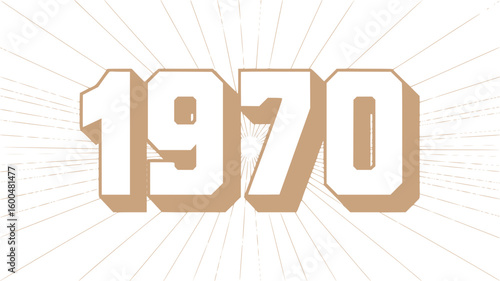 1970 Retro Design.