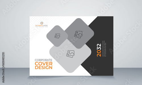 Modern business annual report horizontal
