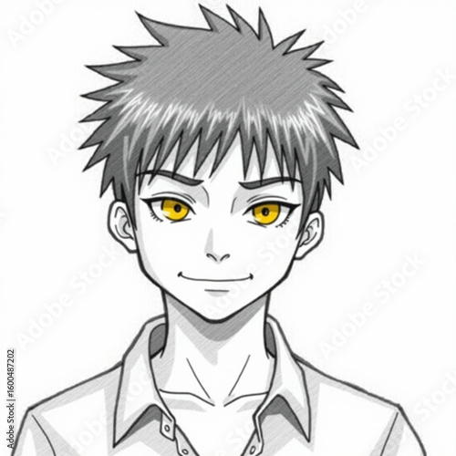 Ai genarate man black and white