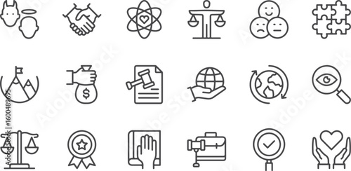 Science, Education, Lab Icons – Atom, Chemistry, School, Experiment, Microscope, Research, Learning, STEM, Scientific, Knowledge, Icon Set, Education Tools