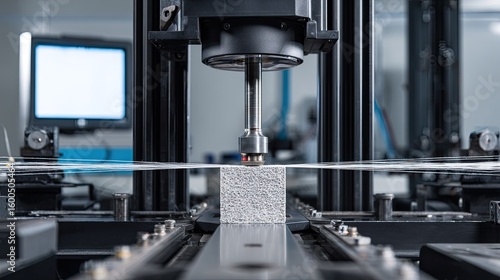 Testing material strength in lab