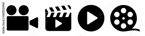 Video icon. Video player icon