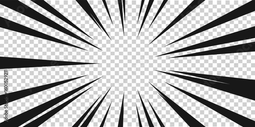 comic book, Black comic book transparent background, EPS 10