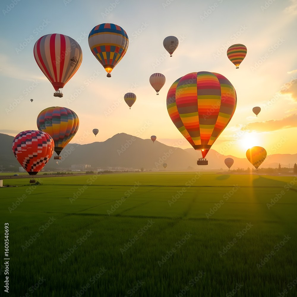 Obraz premium hot air balloon