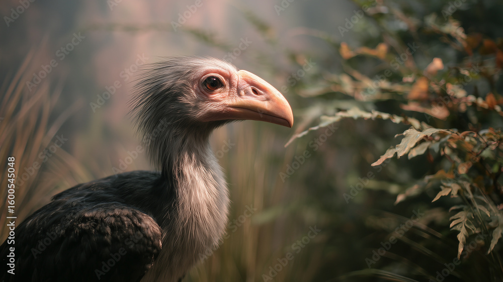 Fototapeta premium This depiction of extinct animals like the dodo bird and moa reveals a glimpse into their lost world.