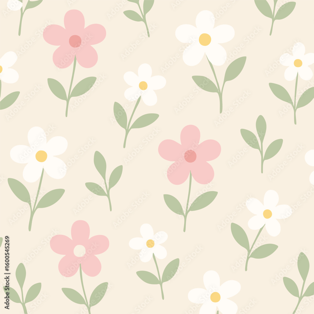 custom made wallpaper toronto digitalseamless pattern with pink flowers