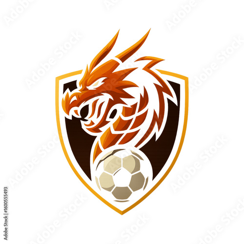 Dragon Logo Soccer