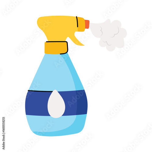 Spray Bottle vector sticker EPS 10 file