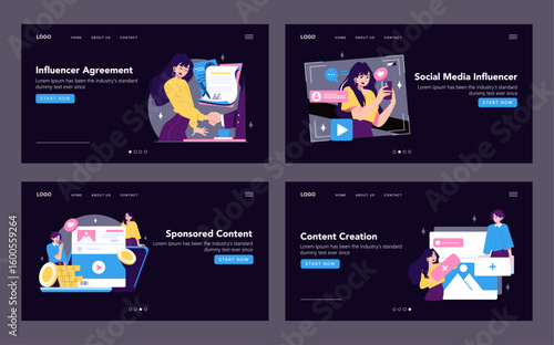 Digital Marketing Concepts in Vector Illustration