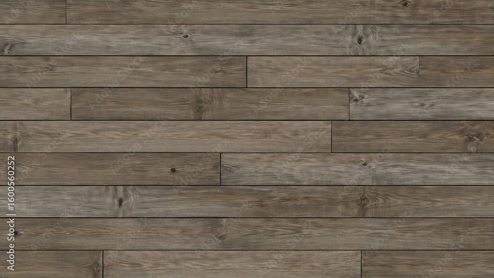 Fototapeta premium Continuous wooden plank wall pattern
