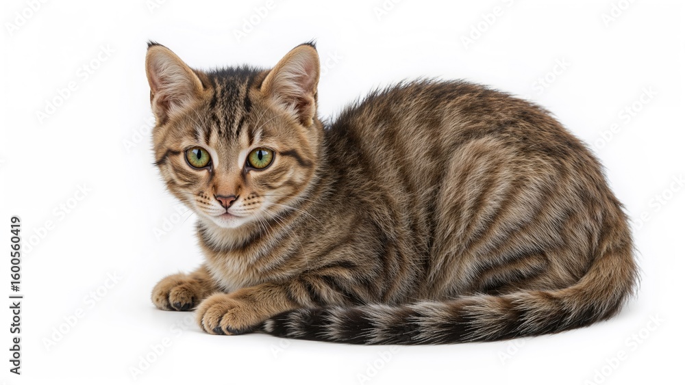 Obraz premium Young tabby feline from Scotland