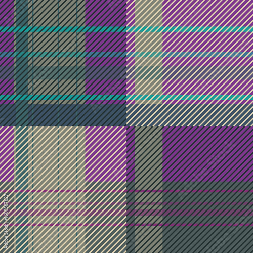 Cyberpunk Plaid, Grunge Aesthetic Pattern, E-Girl Style Plaid, Neoprene Fabric Print, Y2K Fashion Textile