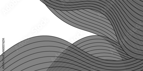Vector Illustration of the gray pattern of lines abstract background. Vector Illustration