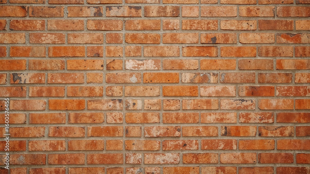 Obraz premium Background featuring old orange bricks texture
