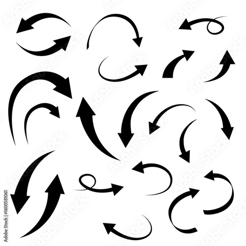 Vector Curve Arrow Collection Bundle icon
