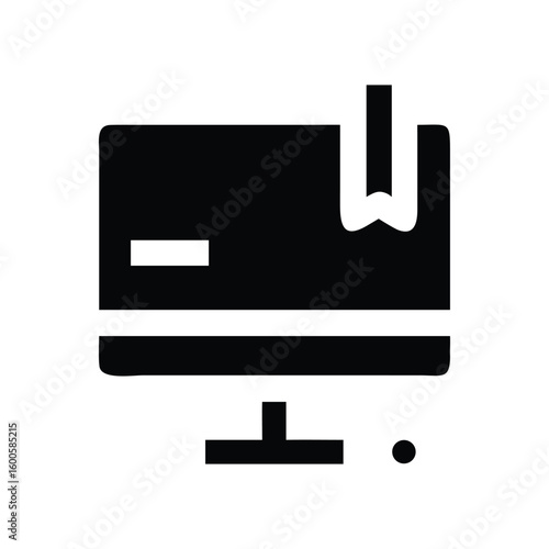 Digital product icon marked as new and trending