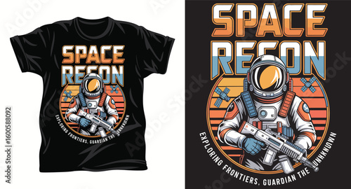 Space Mission t shirt design print