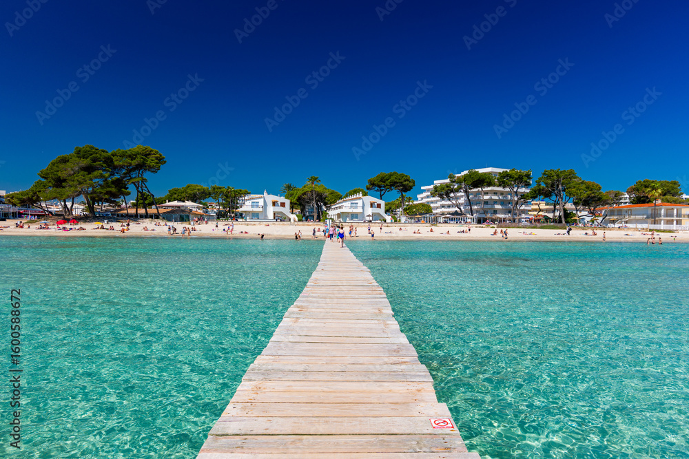 Fototapeta premium Playa de Muro, Mallorca, Balearic Islands, Spain