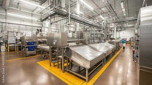 Modern food processing plant