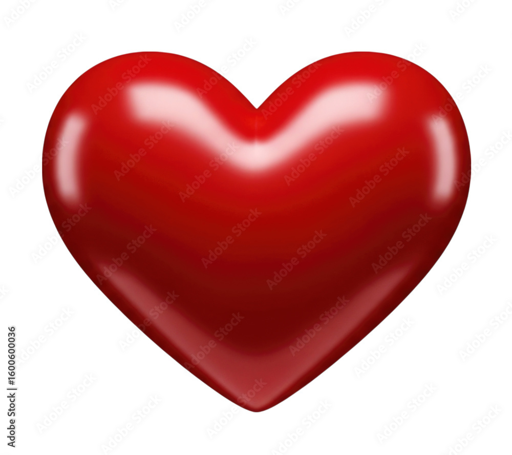 Bright red heart shape symbol expressing love and affection cutout isolated on transparent bg, png Bright red heart shape symbol expressing love and affection cutout isolated on transparent bg, png