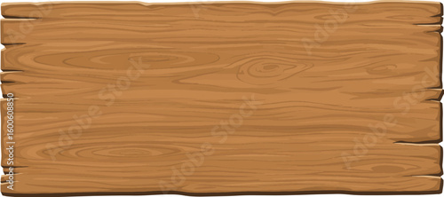 Isolated round brown wooden cutting board on a white background