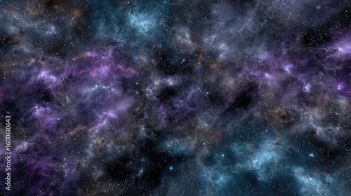 Wallpaper Mural Vibrant Deep Space Nebula With Colorful Stars Torontodigital.ca