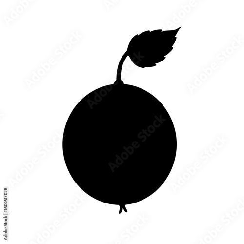 black bomb with a burning fuse